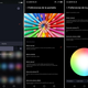 Los Hertzios de la pantalla pueden cambiarse manualmente desde un botón en el menú con opciones básicas de configuración de Android, arrastrando el dedo desde el borde superior.